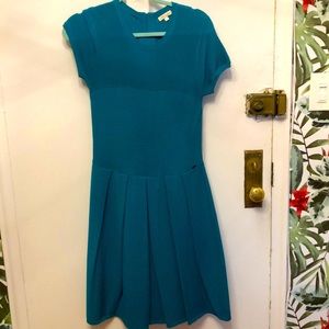 Aqua Shoshanna Fit n Flare Dress Ribbed A Line
